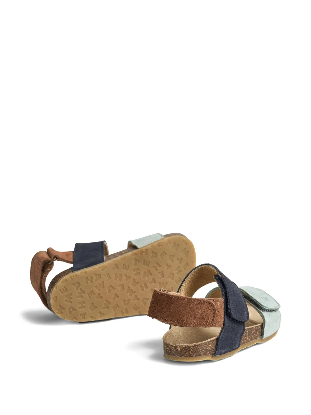  Wheat Alphie Suede Sandals - Blue 