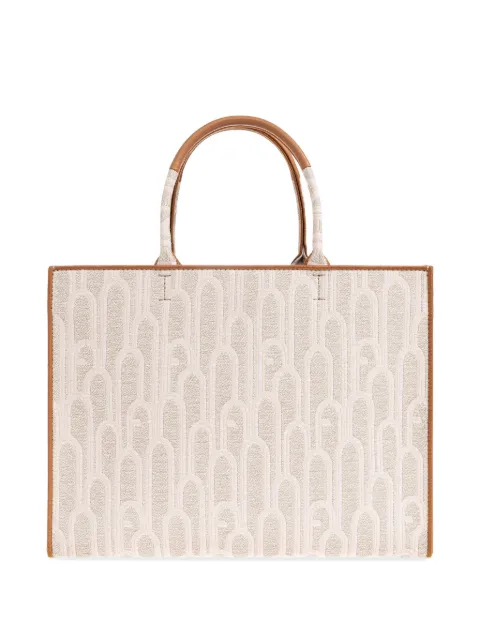 Furla patterned handle tote bag