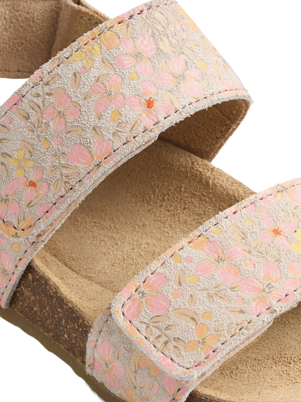 WHEAT Alphie sandalen met bloemenbandje Beige