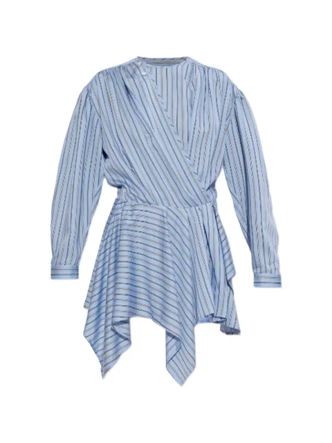 IRO Utenia striped asymmetric dress