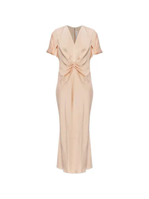 Victoria Beckham draped V-neck midi dress