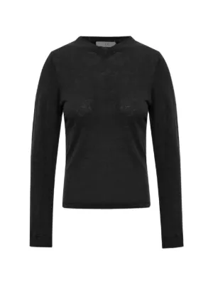 Alexander Wang logo-print Ribbed Sweater | Black | FARFETCH ZA