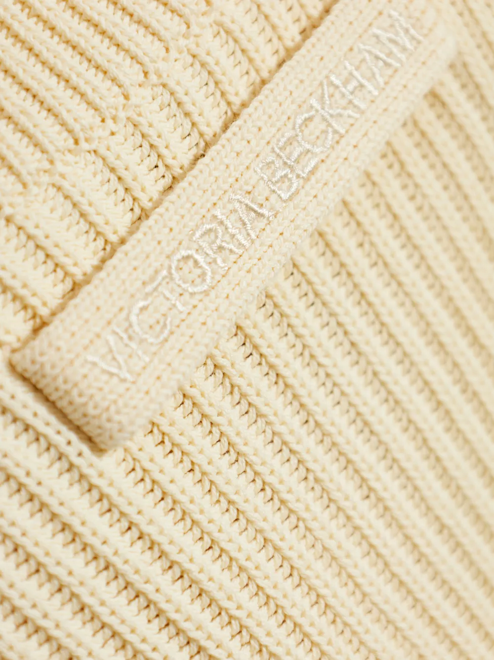 Victoria Beckham Ruimvallende trui Beige