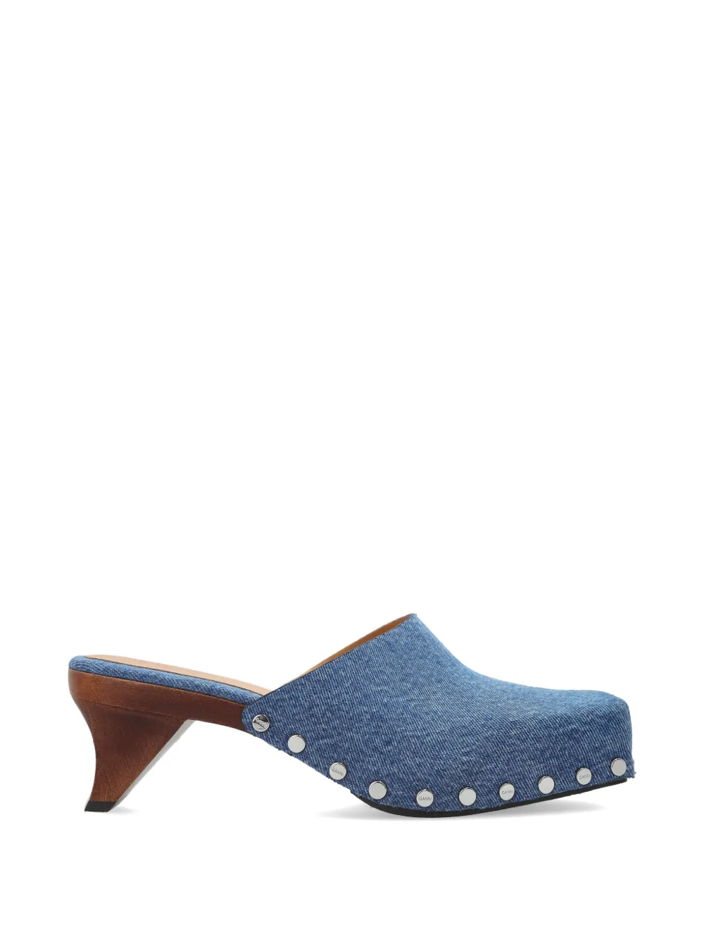 GANNI studded mules - Blu