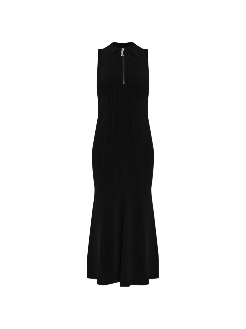 Victoria Beckham zip-fastening midi dress - Nero