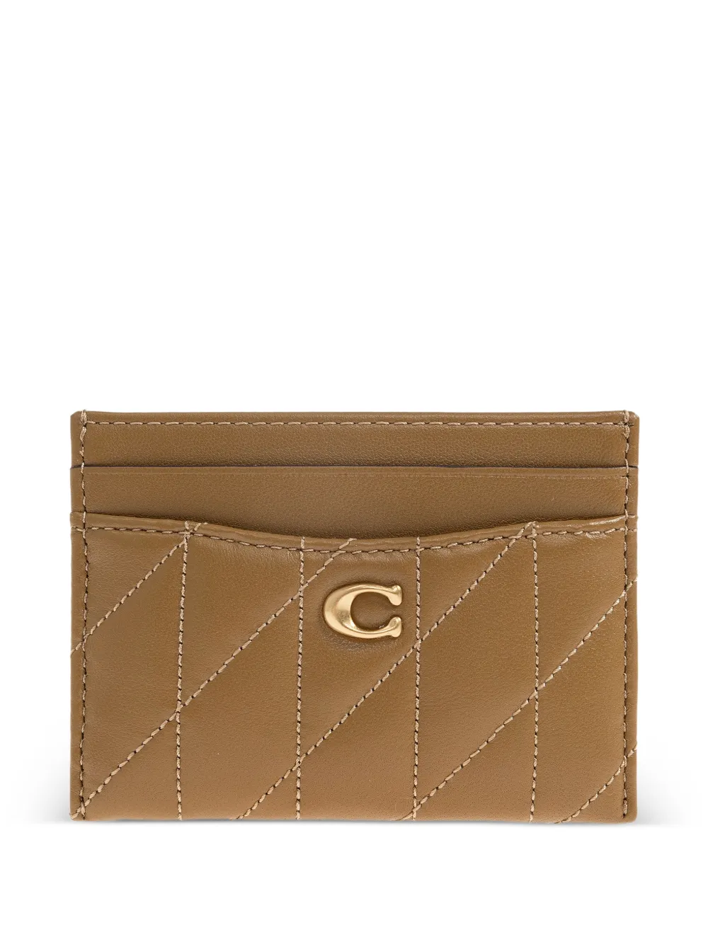Coach Essential quilted cardholder - Toni neutri