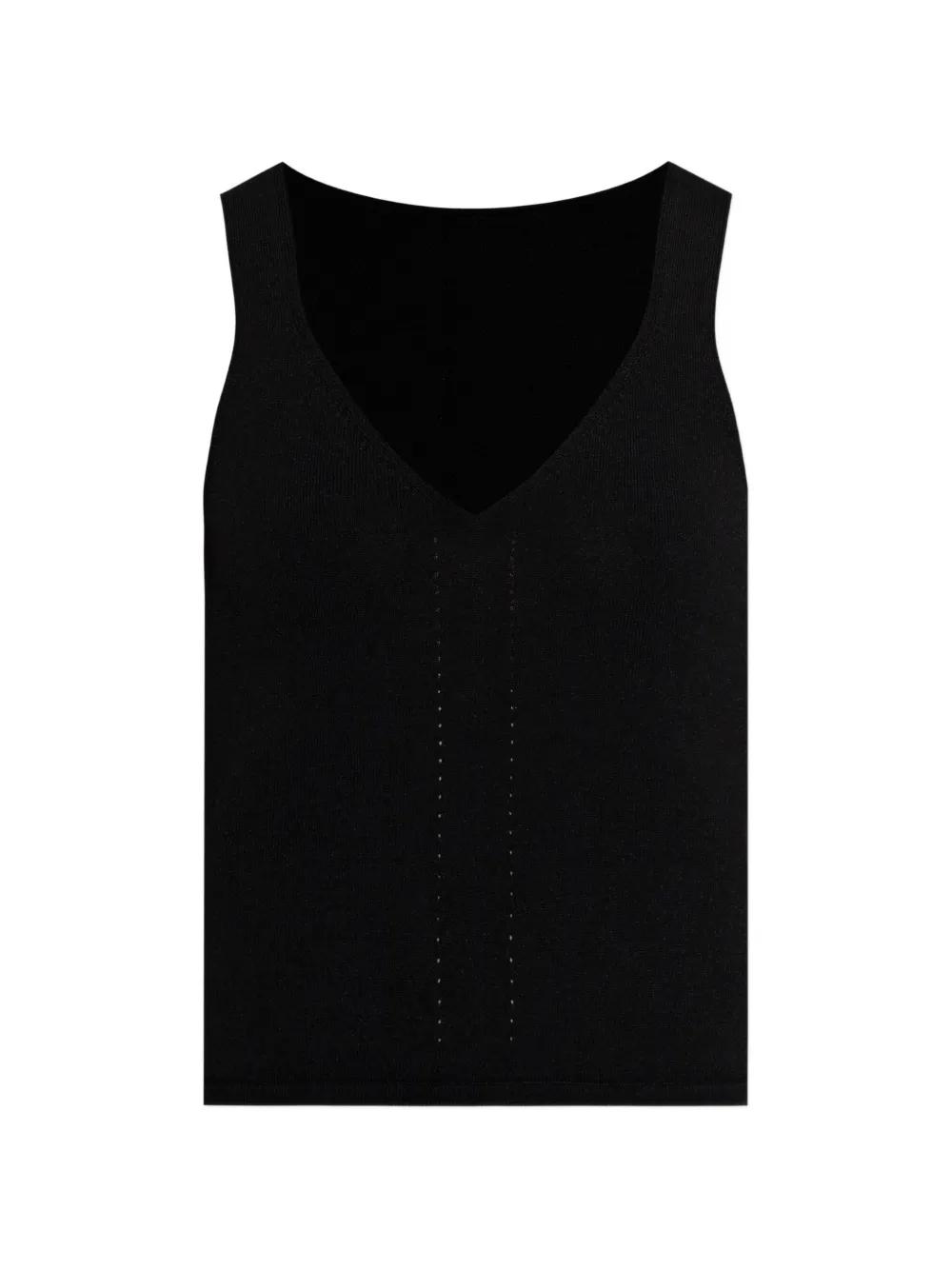 Akep V-neck top - Nero