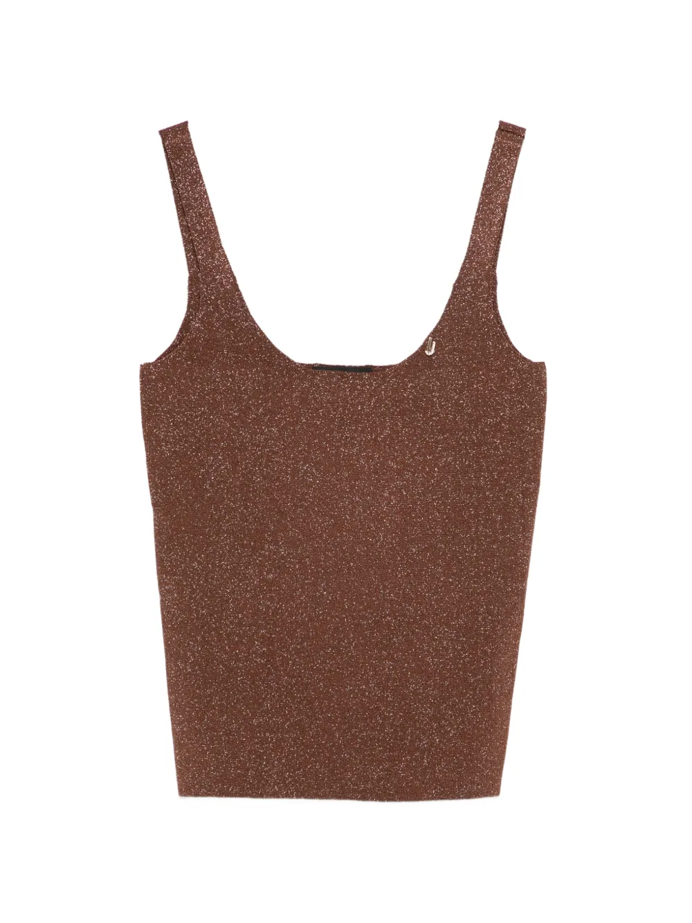 LIU JO shimmer top - Marrone
