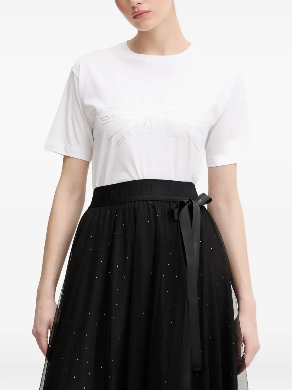 Joop! T-shirt con decorazione - Bianco