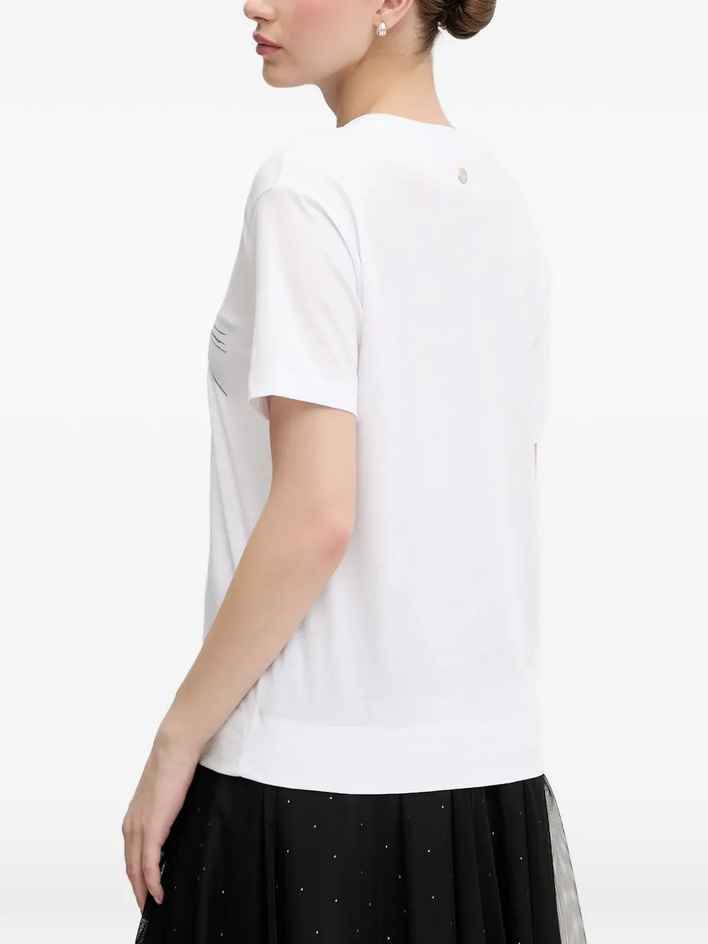Joop! Verfraaid T-shirt Wit