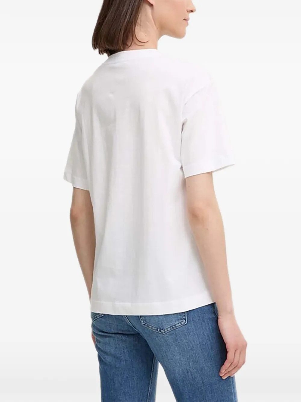 Joop! logo-print T-shirt Wit