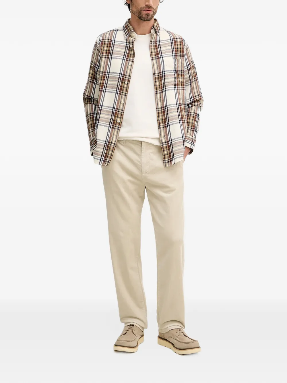 Joop! Aukai T-shirt met grafische print Beige