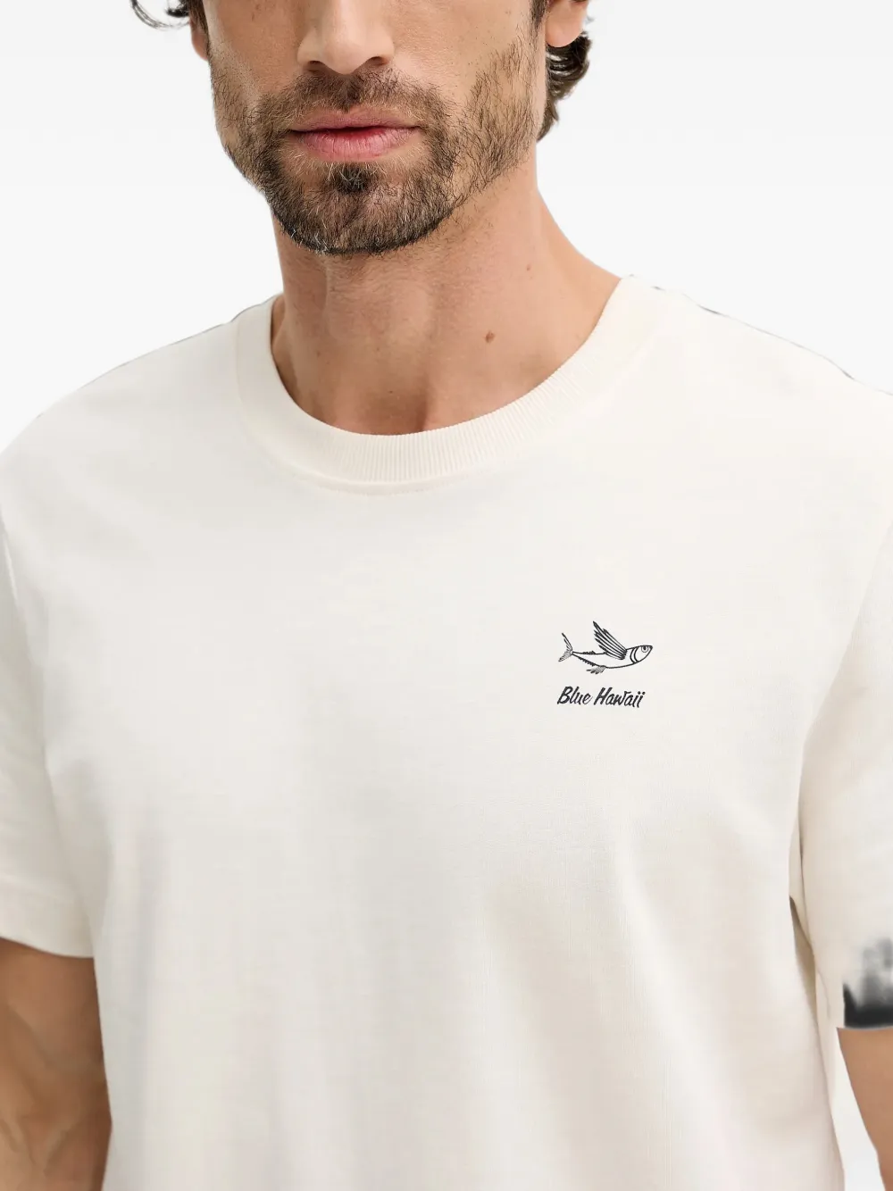 Joop! Aukai T-shirt met grafische print Beige