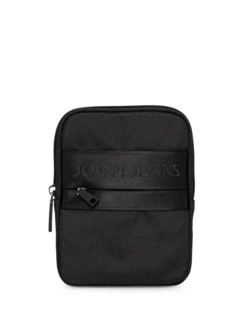 Joop! bolso messenger Modica Rafael con logo en relieve y cremallera