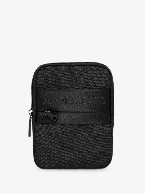 Joop! Modica Rafael logo凹面压花拉链邮差包