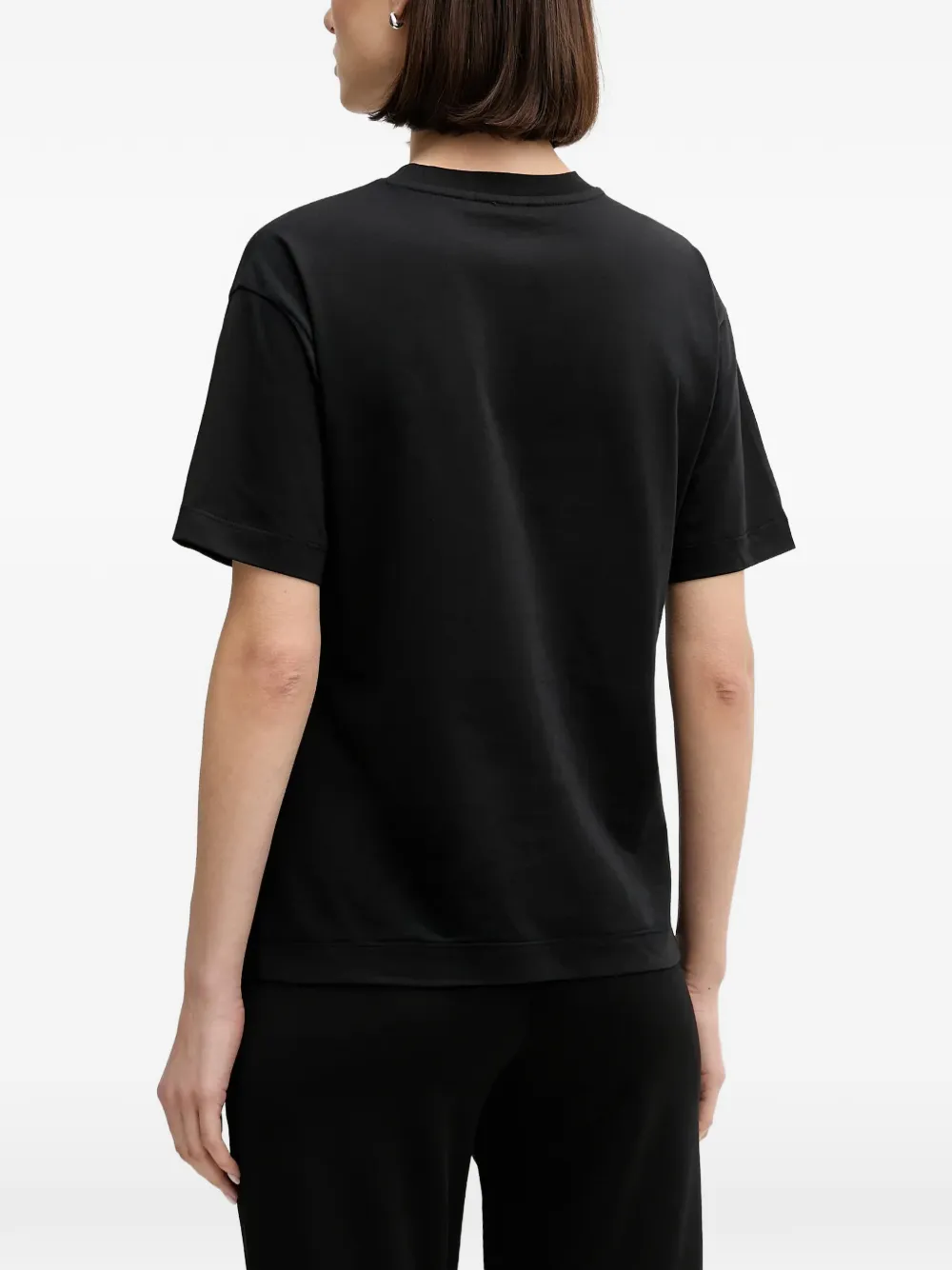 Joop! Toraya T-shirt met ronde hals en logoprint Zwart