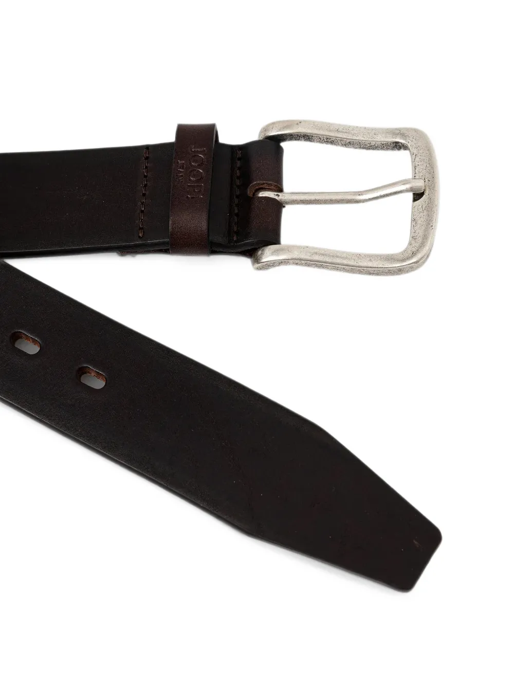 Joop! Riem met logodetail Bruin
