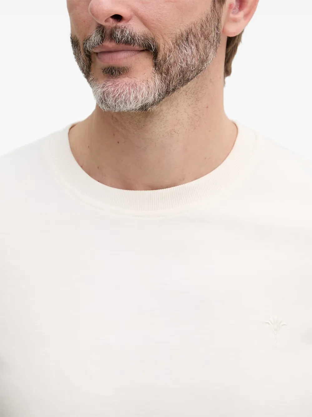 Joop! Priamo T-shirt met geborduurd logo Wit