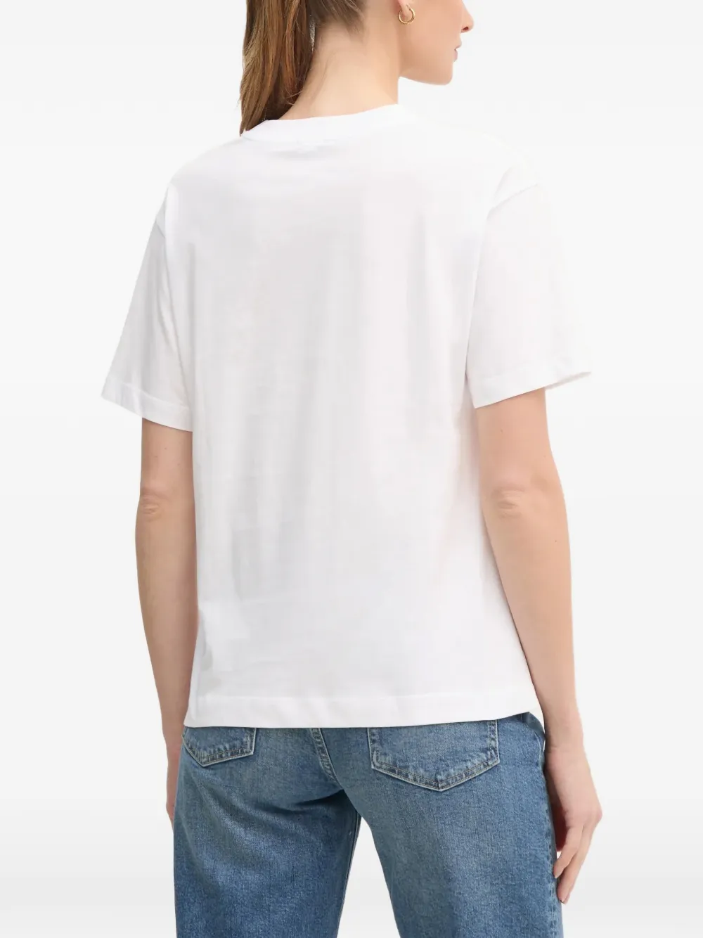 Joop! logo-emblem T-shirt Wit
