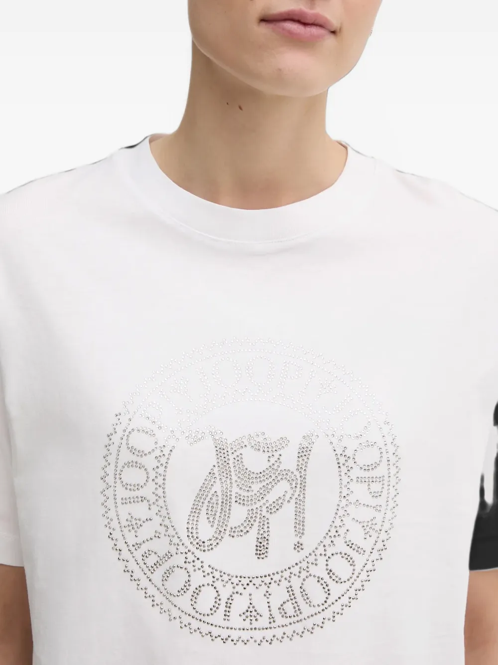 Joop! Teggi embellished-logo T-shirt Wit