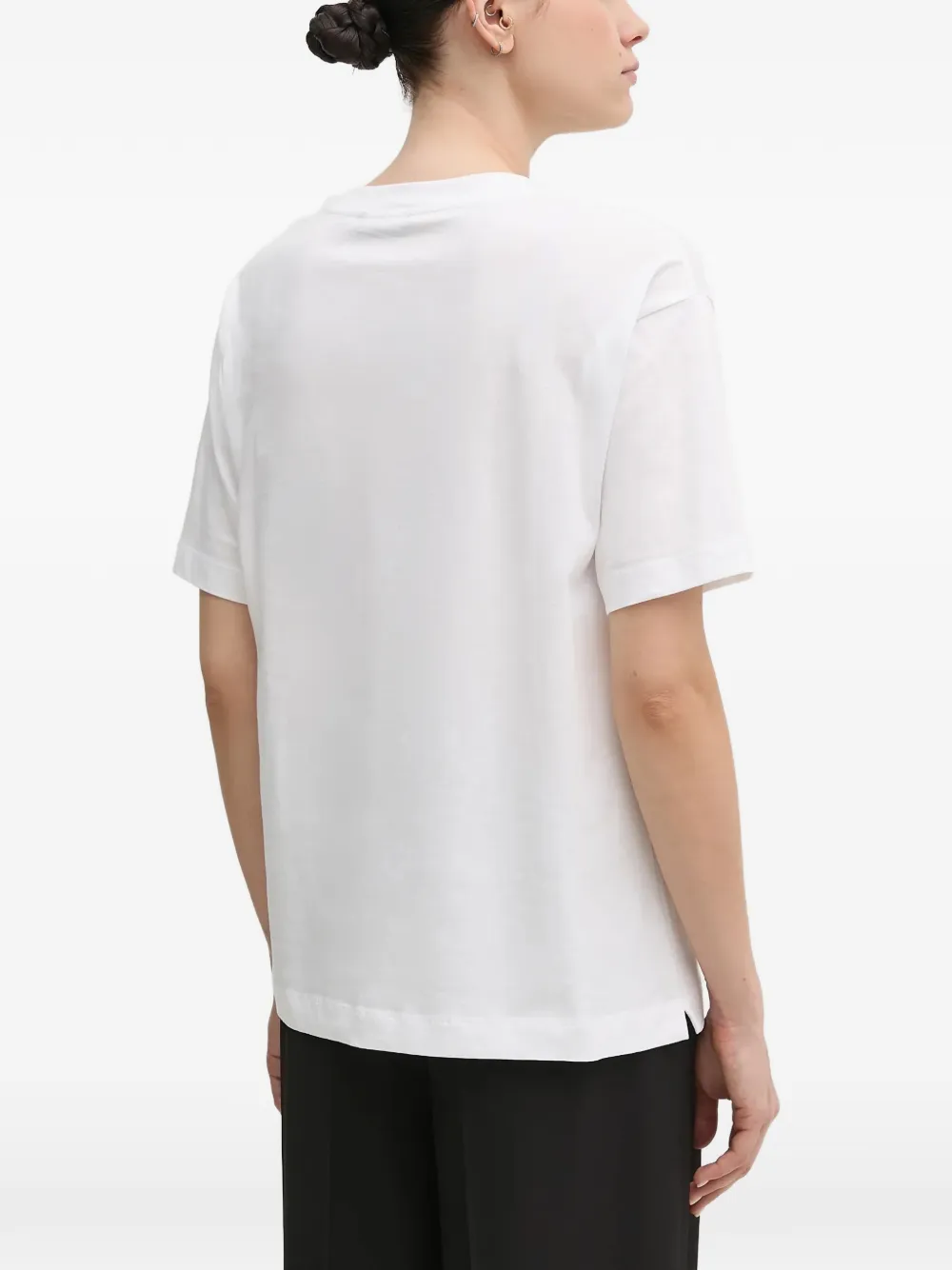 Joop! Teggi embellished-logo T-shirt Wit