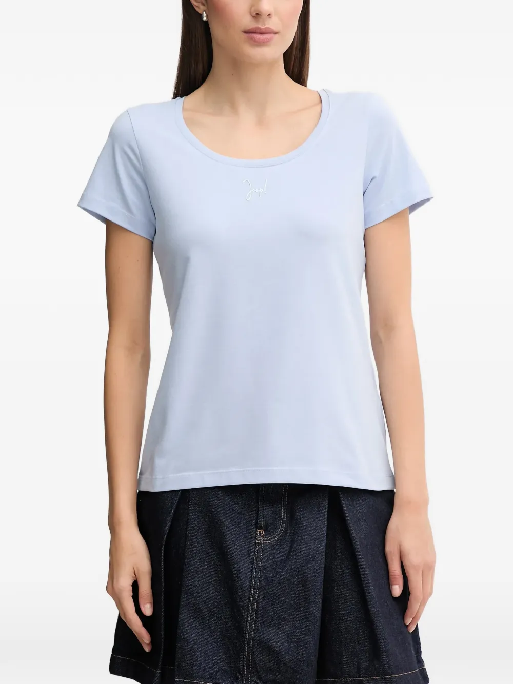 Joop! T-shirt met ronde hals Blauw