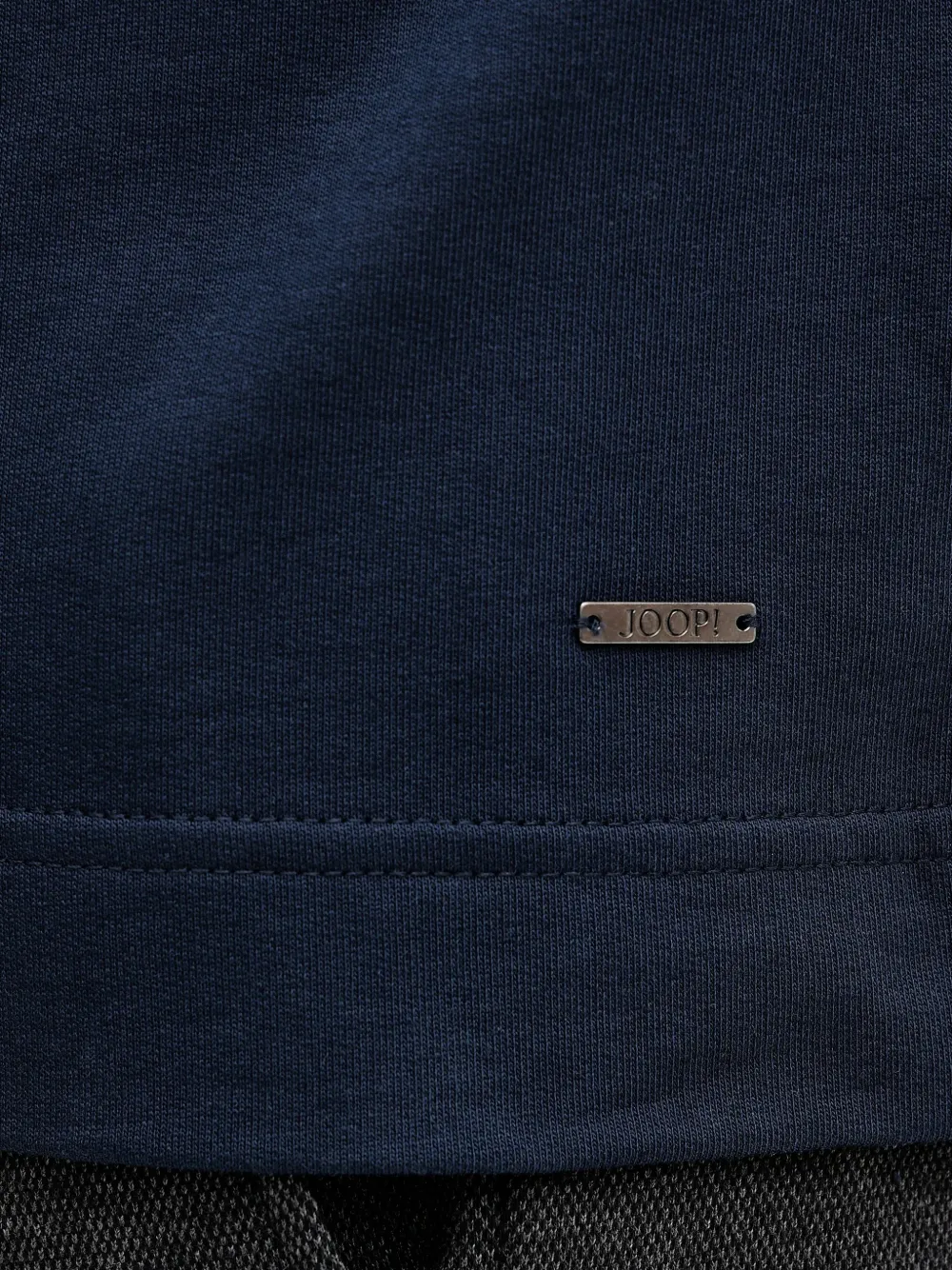 Joop! Achilleas T-shirt met logo-plakkaat Blauw
