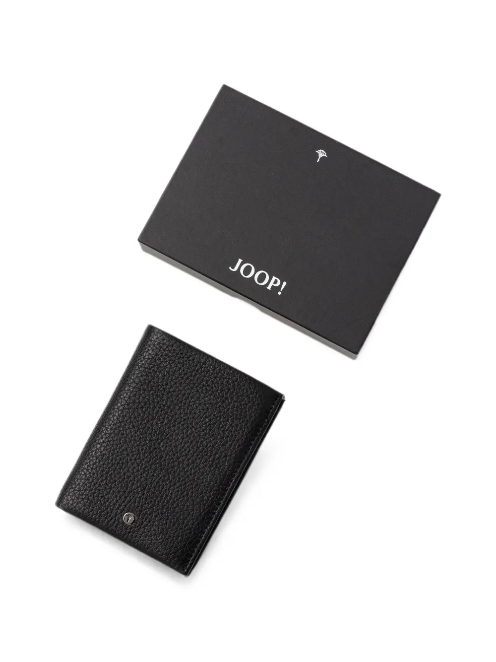 Joop! Portemonnee met textuur Zwart