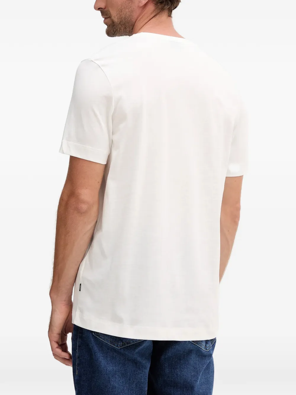 Joop! T-shirt met geometrische print Wit
