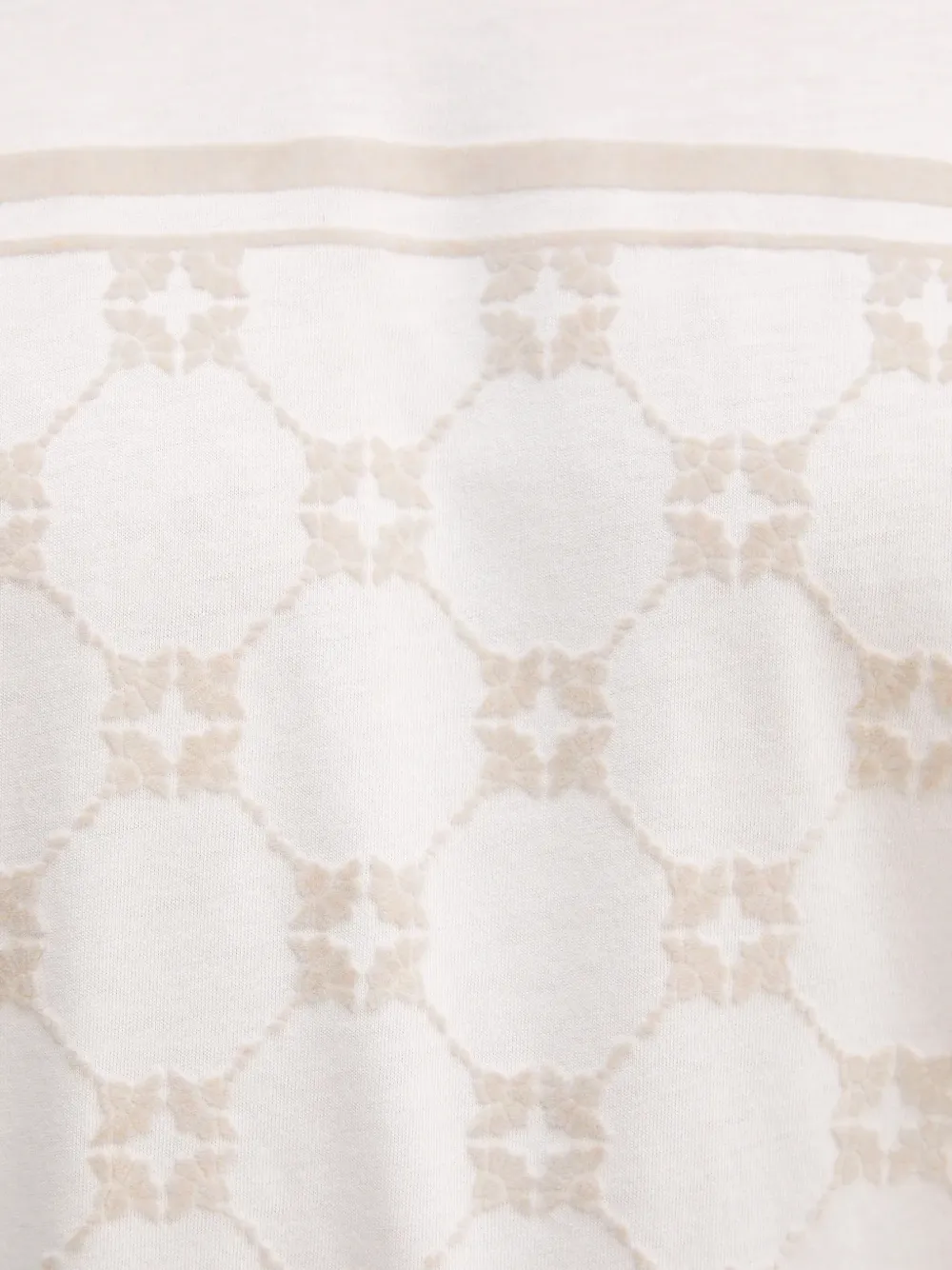 Joop! T-shirt met geometrische print Wit