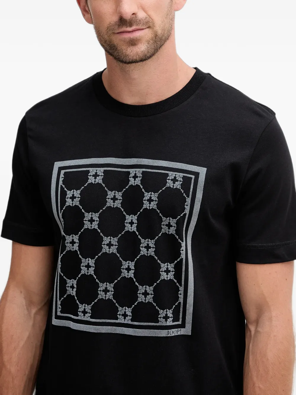 Joop! graphic-print T-shirt Zwart