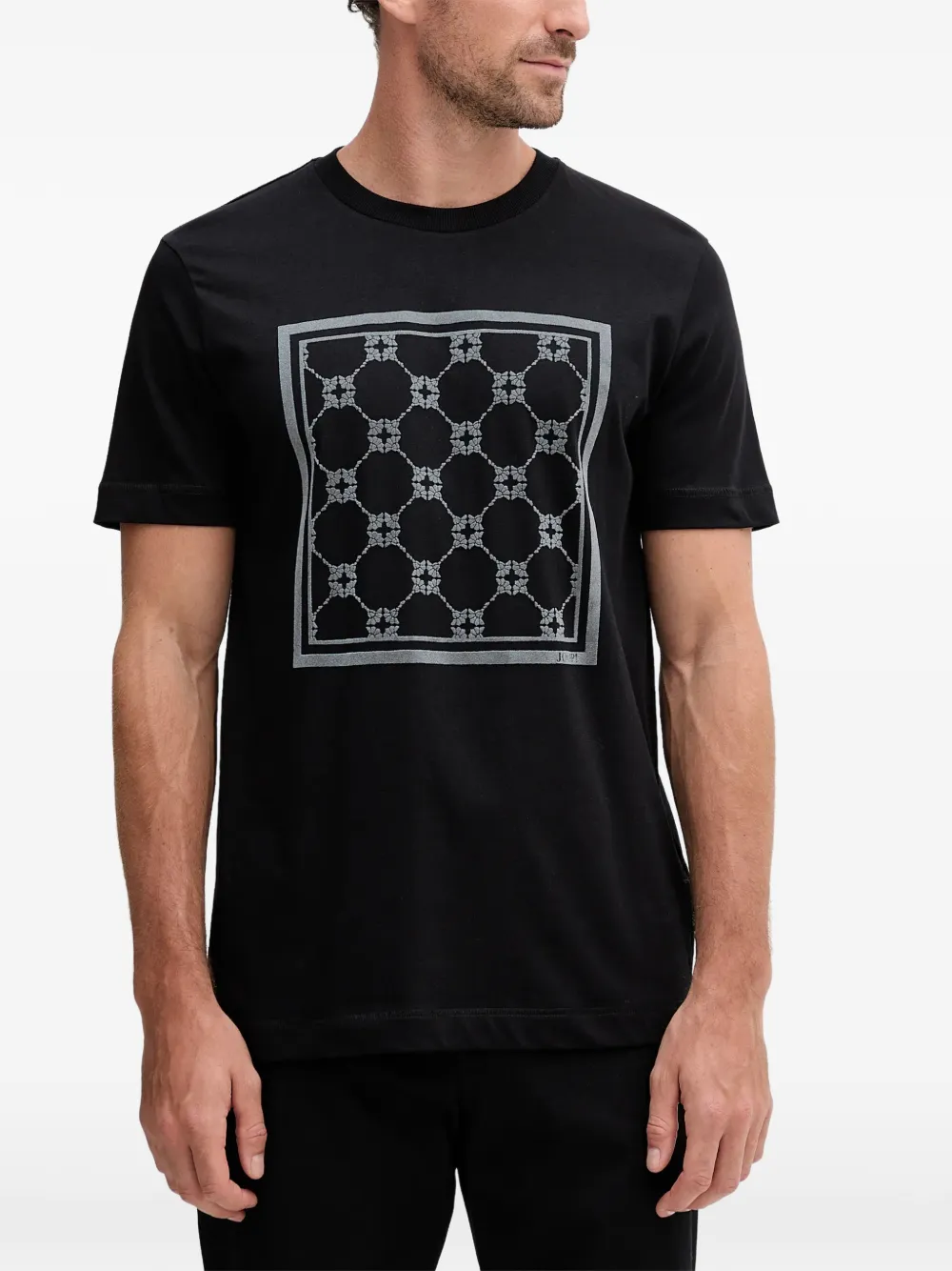 Joop! graphic-print T-shirt Zwart