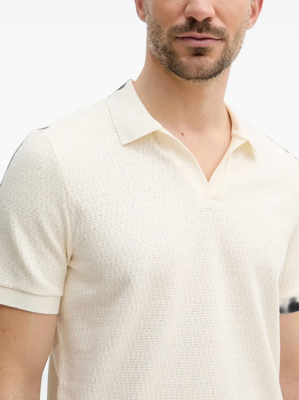 Joop! Pono geweven T-shirt Beige