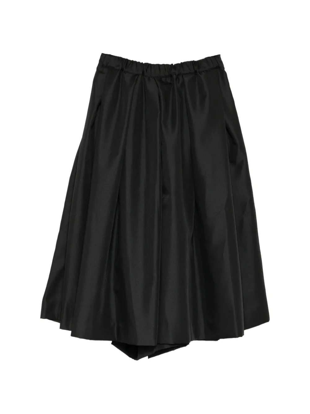 Comme Des Garçons pleated midi skirt - Schwarz