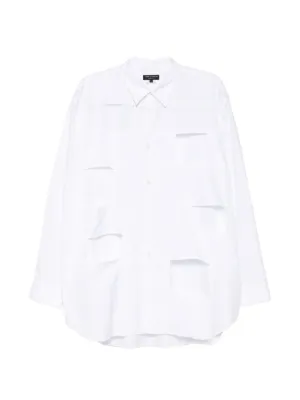 Comme Des Garçons Homme Plus レイヤード シャツ | ホワイト