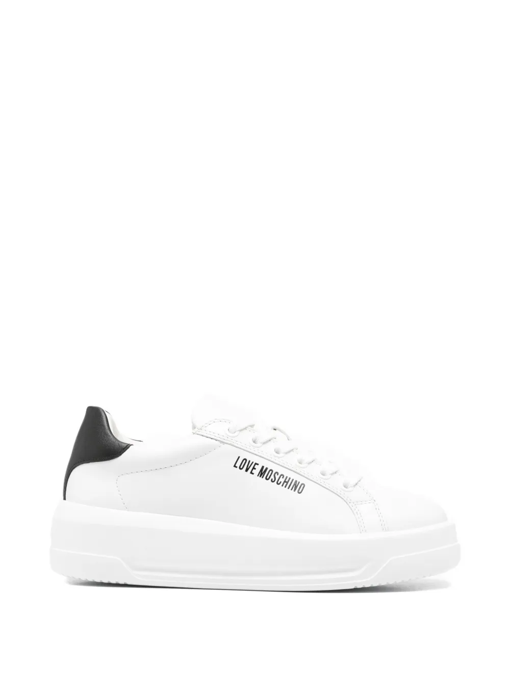Love Moschino logo sneakers Wit