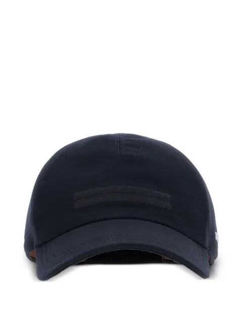 Zegna logo patch cap