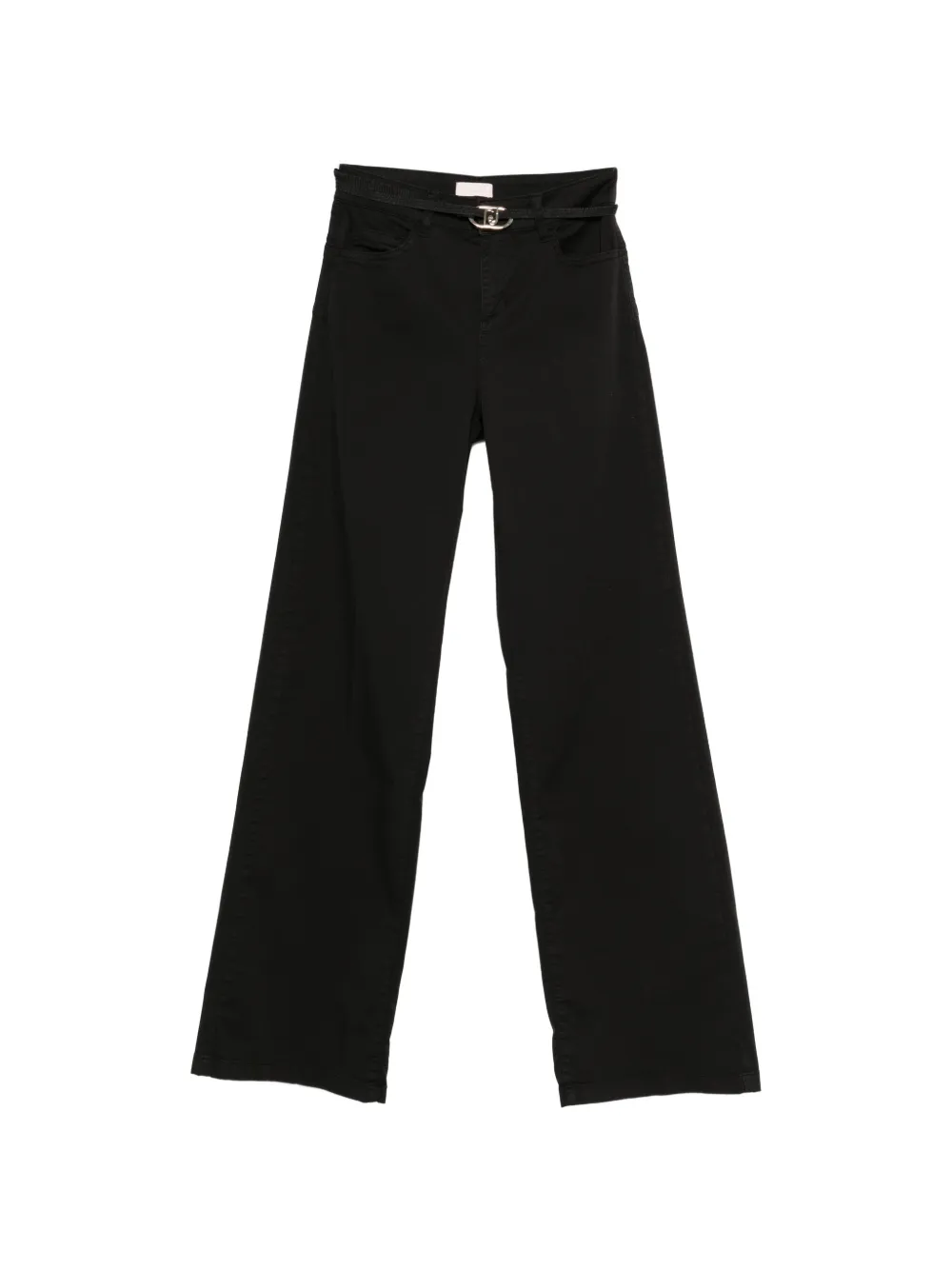 LIU JO belted trousers - Nero