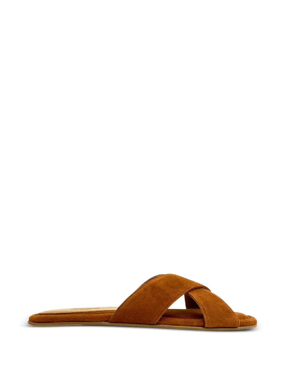 GIABORGHINI Hina crossover-strap sandals - Marrone