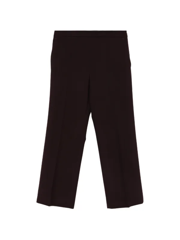 Chloé Press-crease Trousers in Purple