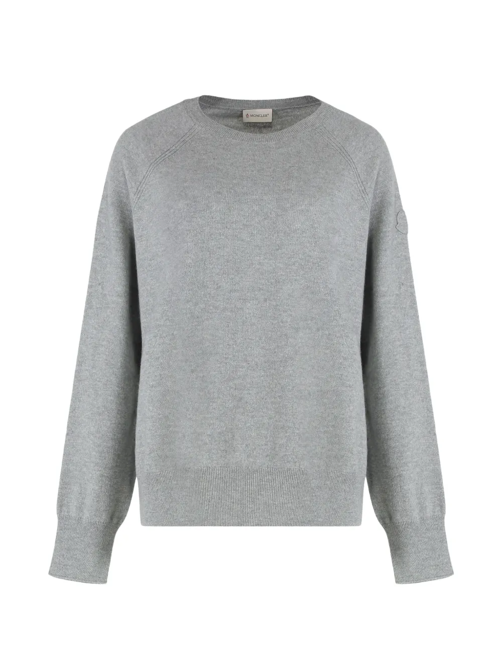 Moncler Cashmere Sweatshirt In Gray