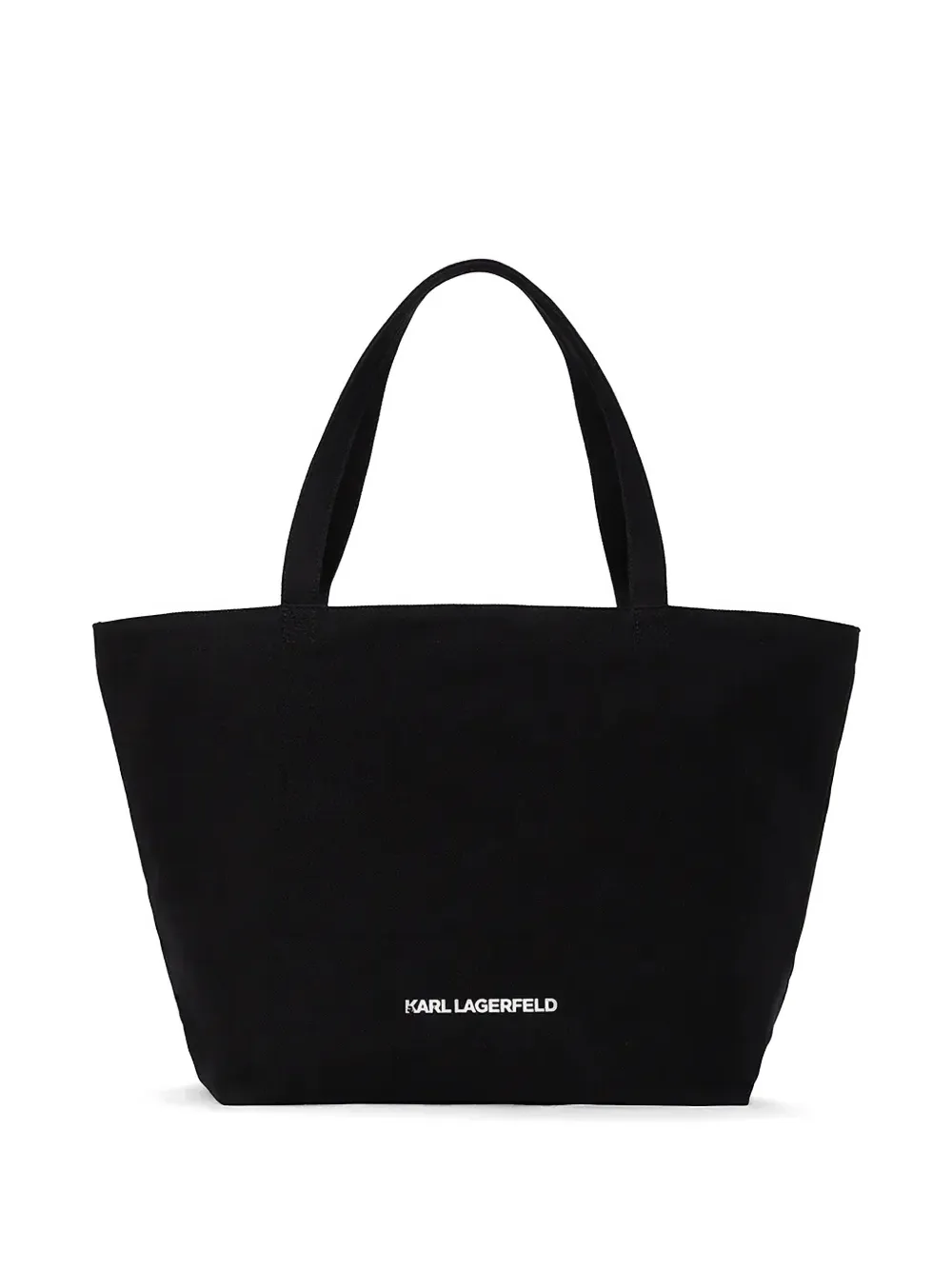 Karl Lagerfeld Canvas shopper Zwart
