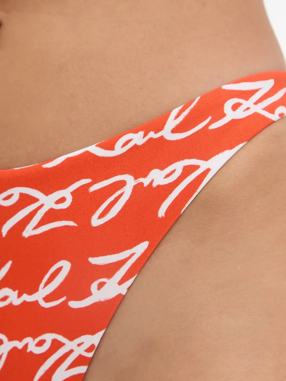 Karl Lagerfeld Bikinislip met print Oranje