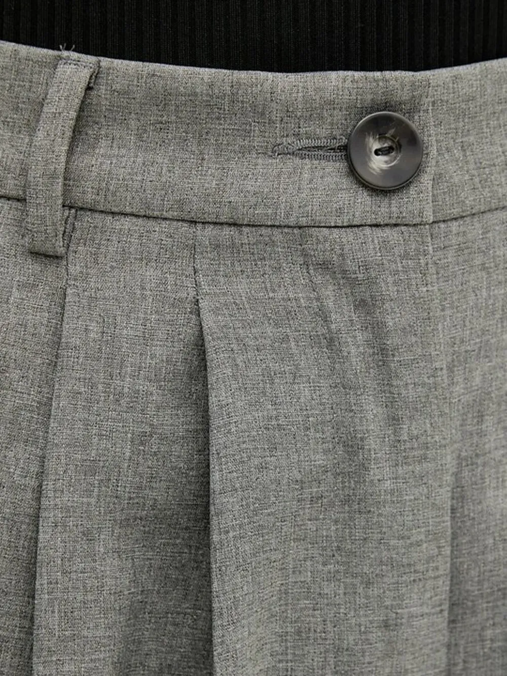 Sisley Plooibroek met knoop Grijs