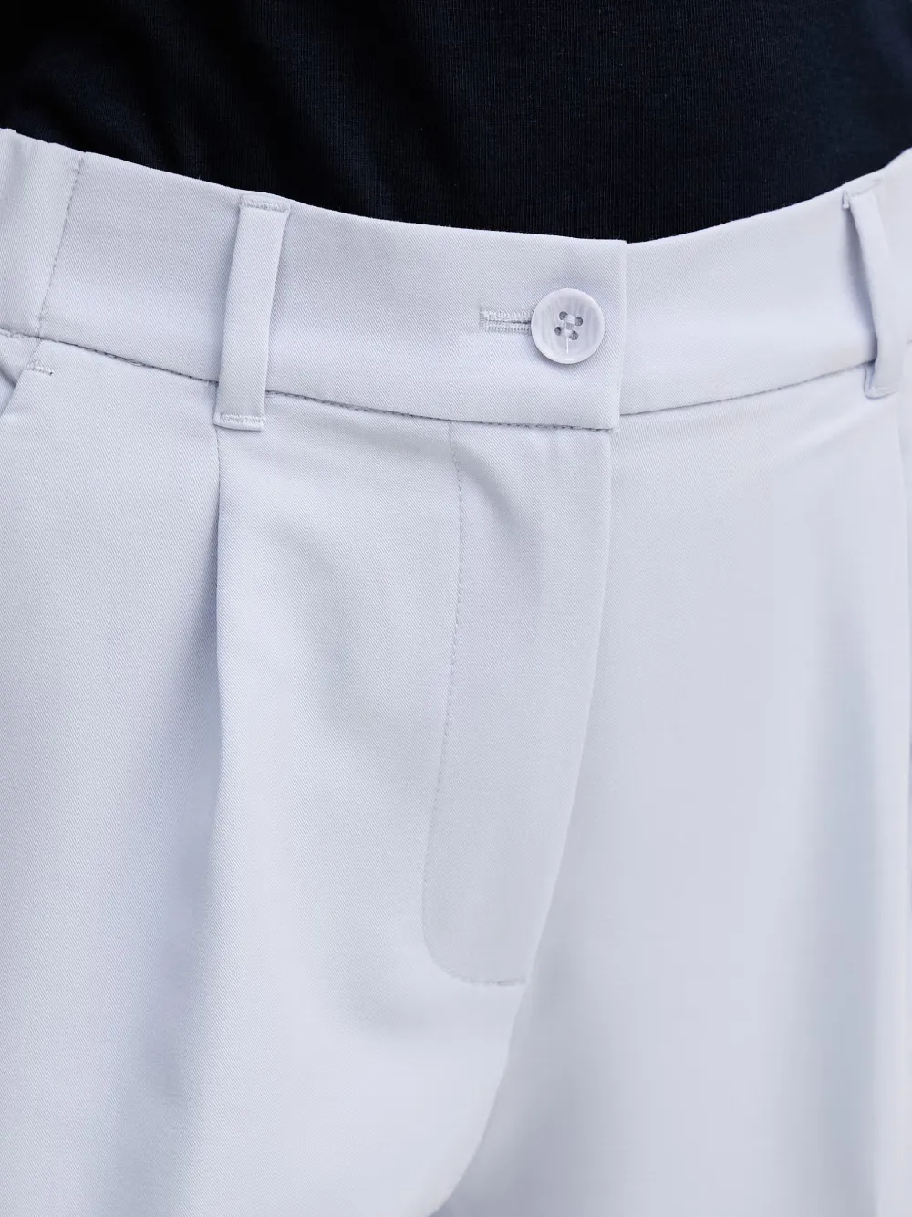 Sisley Plooibroek met knoopsluiting Blauw