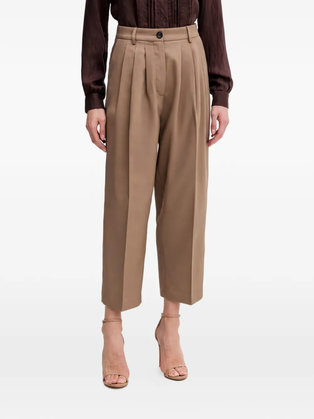 Sisley Pantaloni plissé - Toni neutri