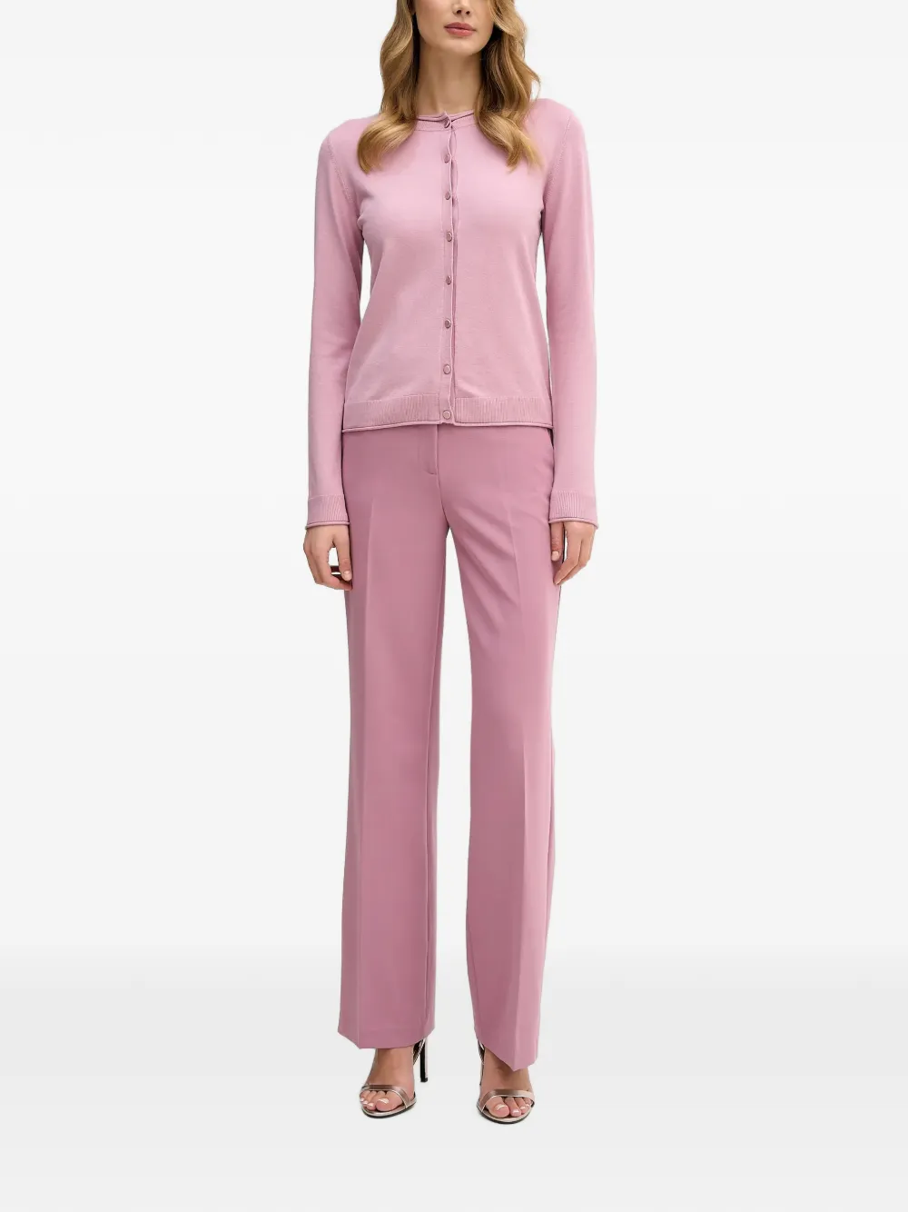 Sisley Broek met achterzak Roze