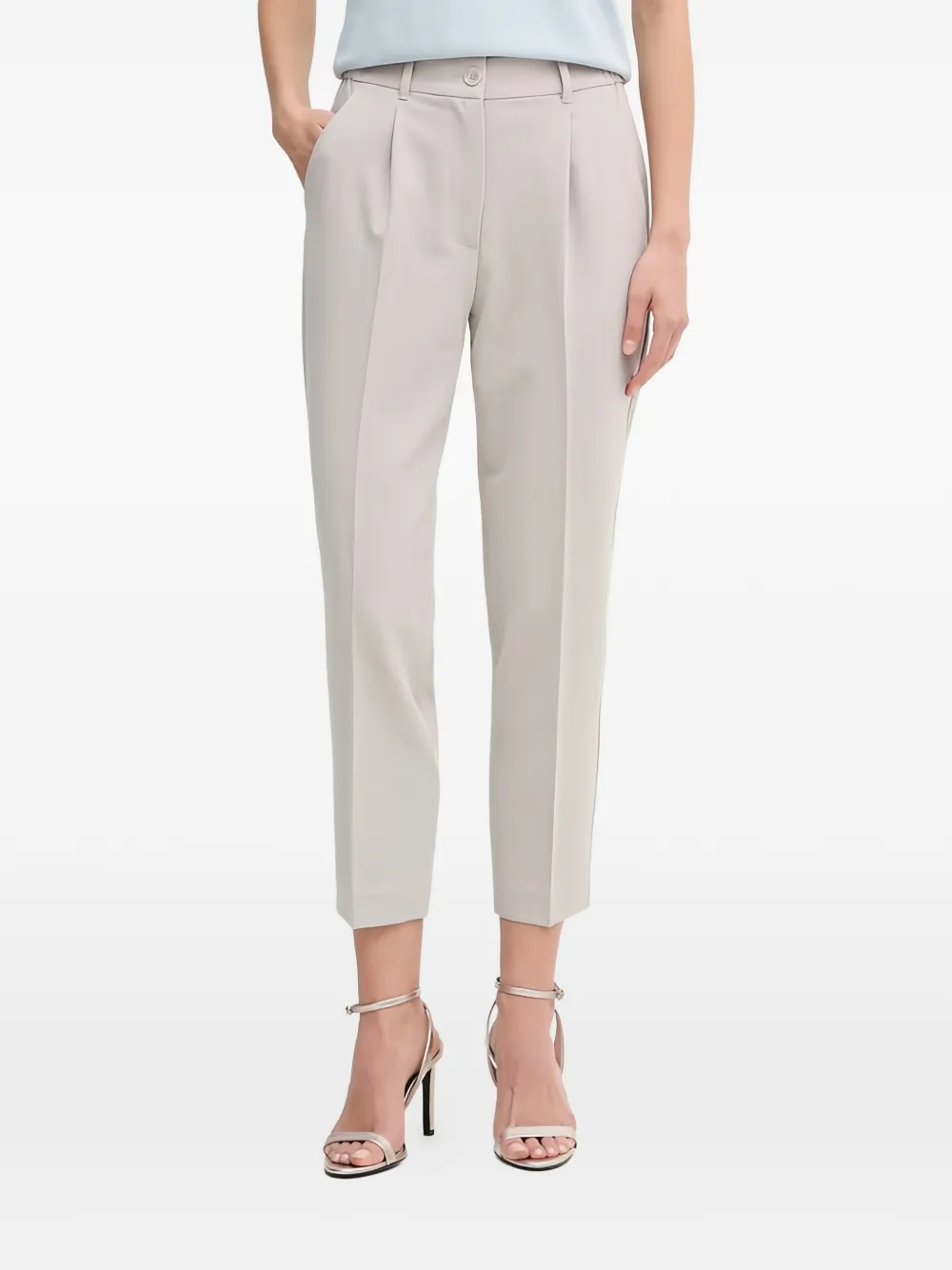 Sisley pleated trousers - Grigio