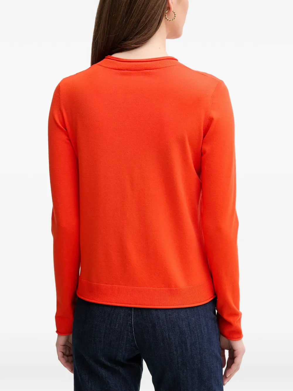 Sisley Vest met knopen Oranje