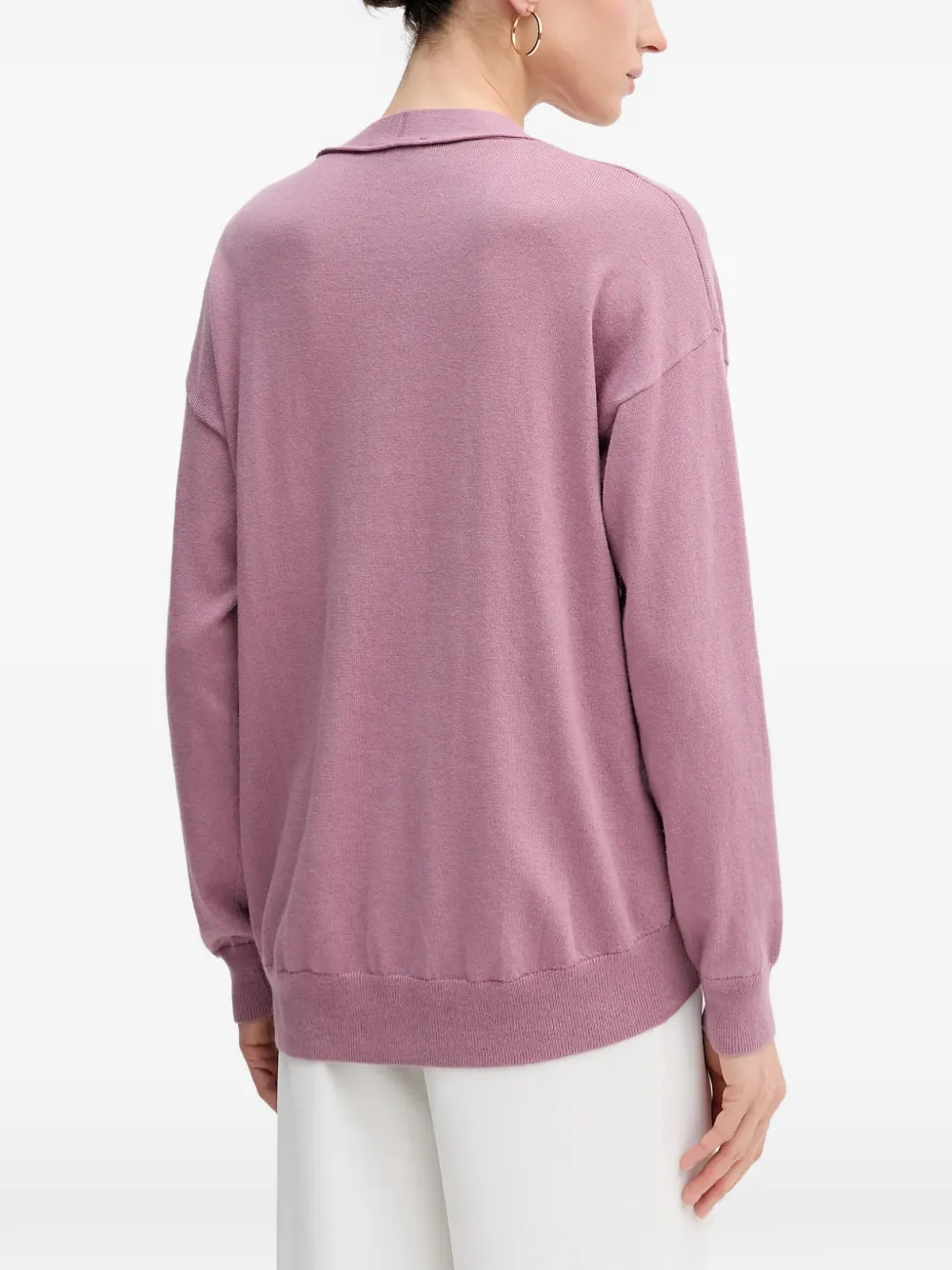 Sisley Vest met V-hals Roze